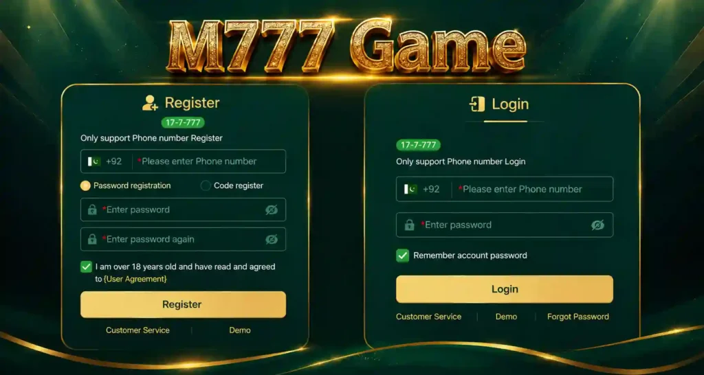 M777 Game login