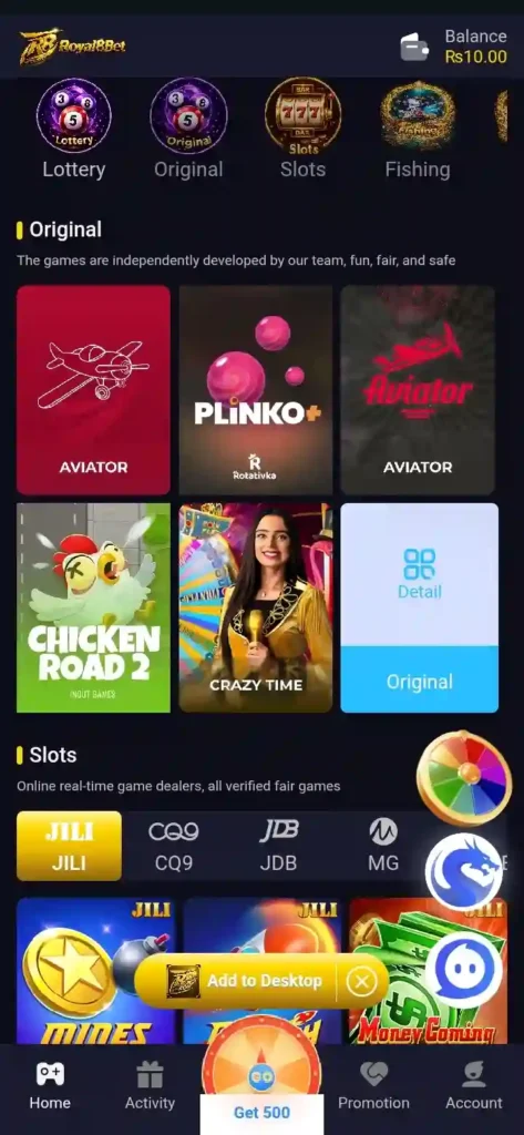 Royal8bet Game Download