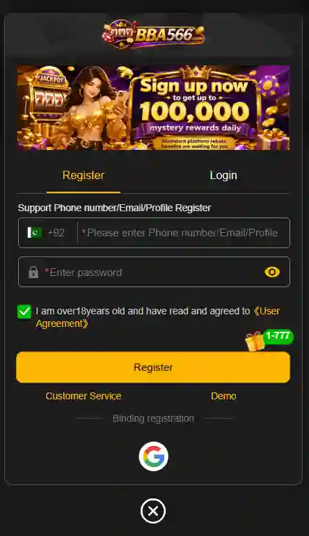 BBA566 game Register
